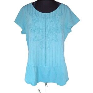 Embroidered Cotton Top (0337)